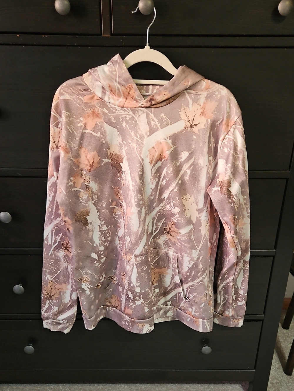 Women's Hooded Camo Pullover